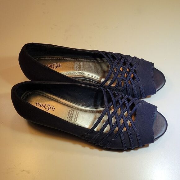 EAST5TH EF GRACE OPEN TOE WEDGE STYLE WOMEN"S SHOE - Picture 12 of 15